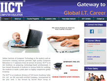 Tablet Screenshot of iicteducation.com